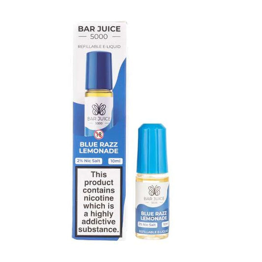 Bar Juice 5000 Blue Razz Lemonade Nic Salt E-Liquid Cards